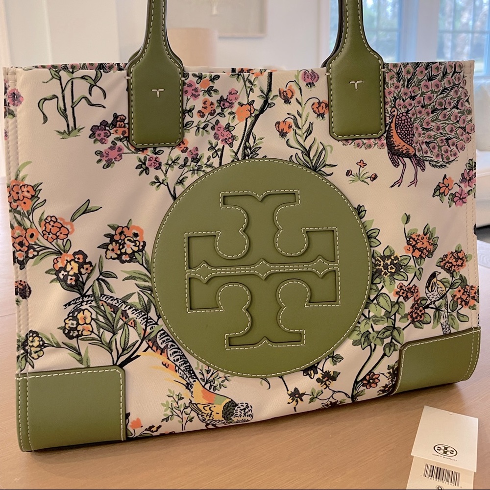 Tory Burch Ella Mini Tote winter sage